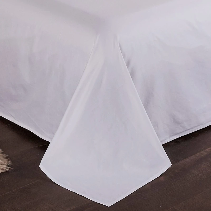 300TC Cotton Flat Fitted Bed Sheet